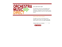 Tablet Screenshot of orchestramusicdirect.com